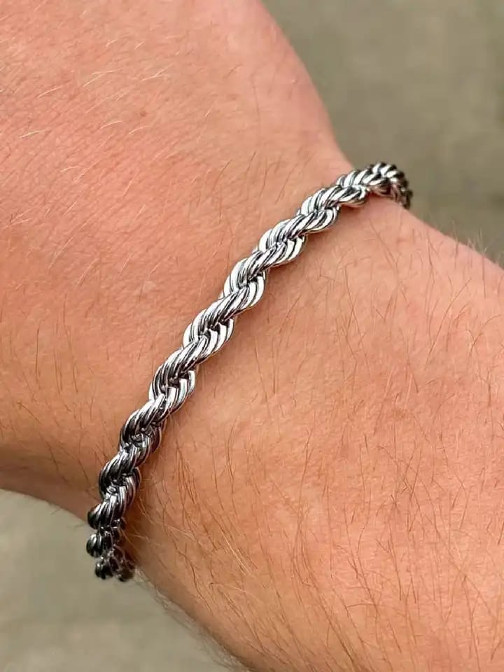 Rope Chain Bracelet | Stainless Steel | Anti Tarinish