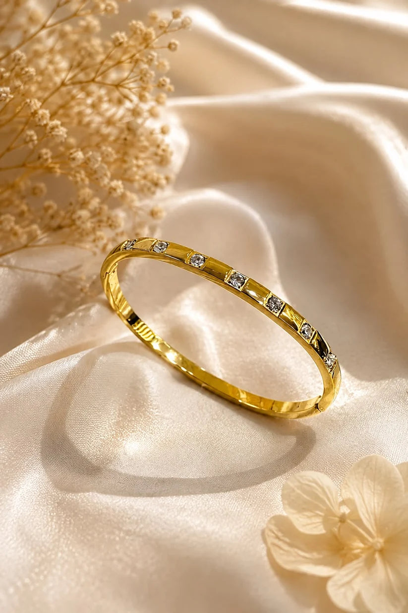 Eternal Spark Kada Bracelet | Stainless Steel | Anti Tarinish