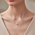 Dainty Solitaire Neckchain | Stainless Steel | Anti Tarinish