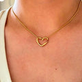 Knot Heart Neckchain | Stainless Steel | Anti Tarinish