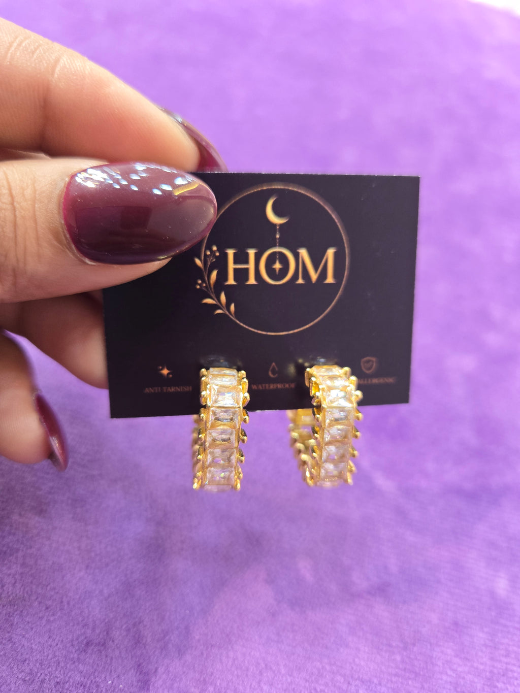 Gilded halo earrings | Stainless Steel | Anti Tarinish