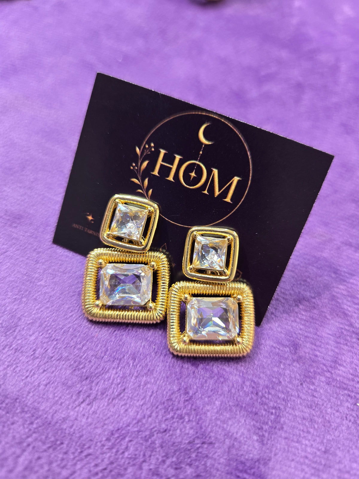 Luxe duo earrings | Stainless Steel | Anti Tarinish