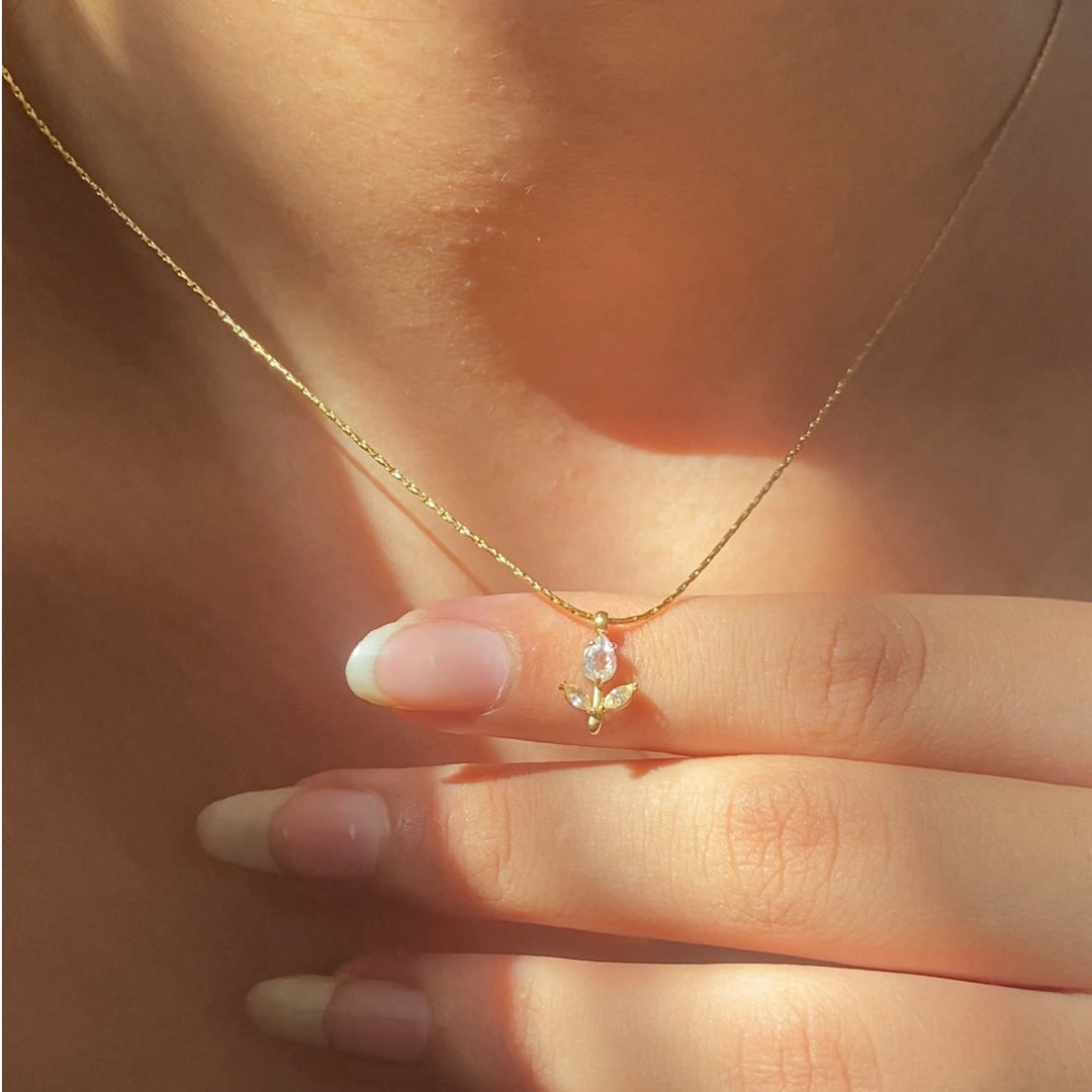Tulip Muse neckchain | Stainless Steel | Anti Tarinish