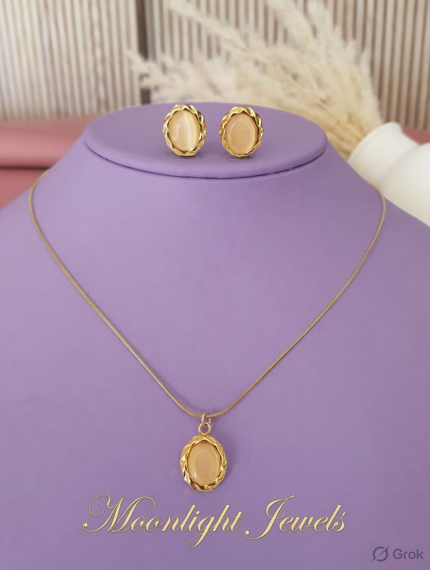 Monalisa Nechain Earring Combo | Stainless Steel | Anti Tarinish